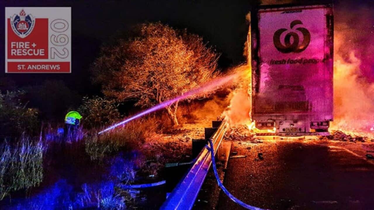 Fire crews from St Andrews fire station battled the flames