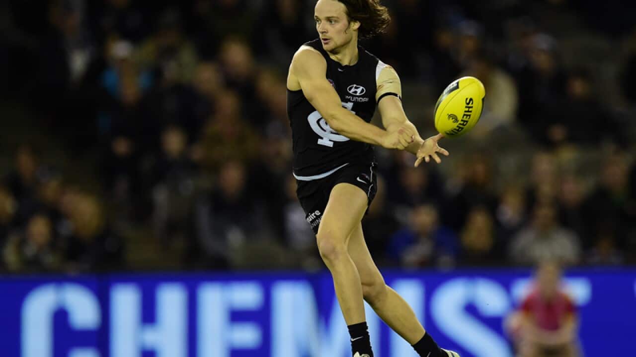 Carlton Blues player Dylan Buckley