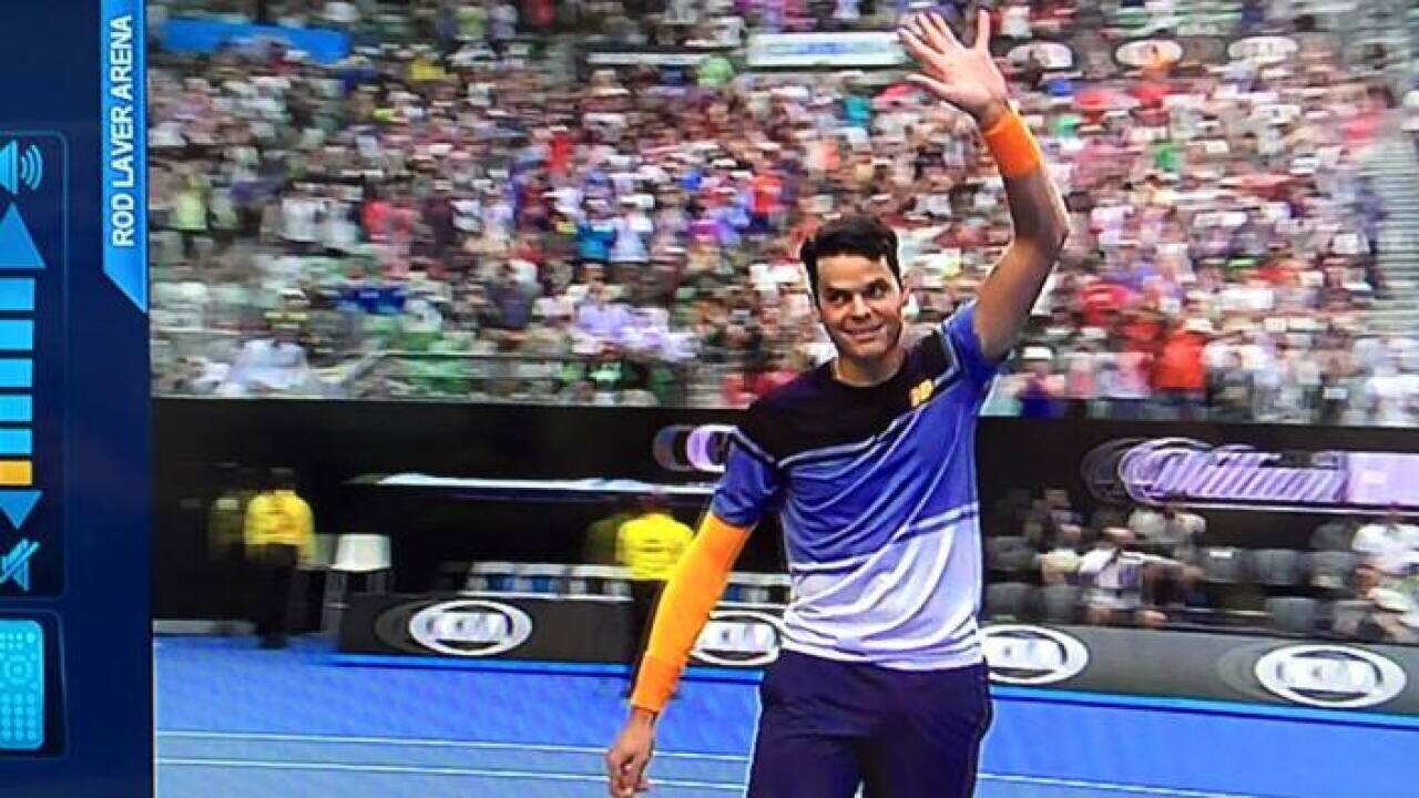 Milos Raonic defeats Stan Wawrinka
