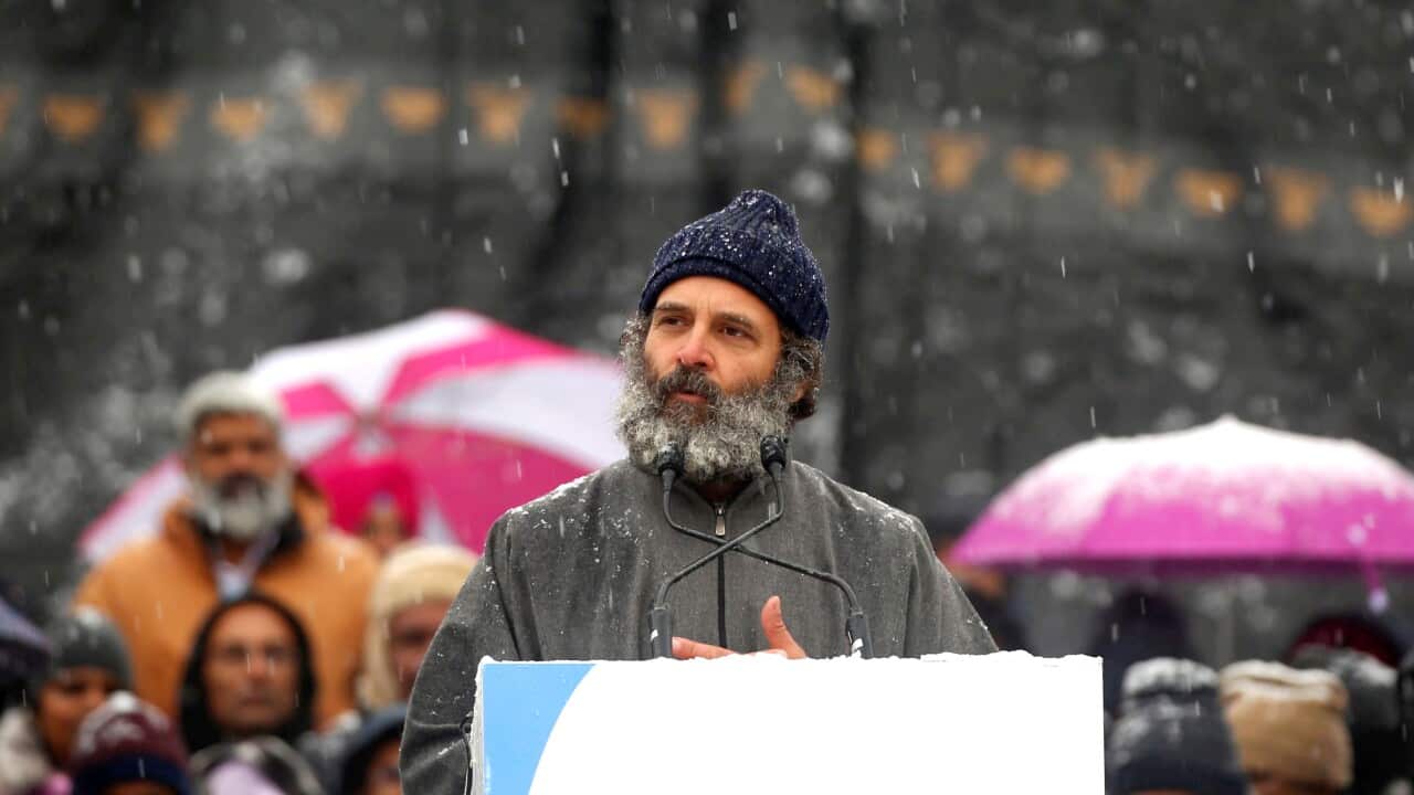 INDIA KASHMIR BHARAT JODO YATRA