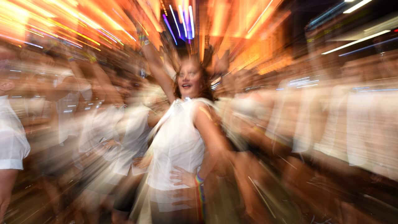 Participants during the 38th annual Mardi Gras parade in Sydney