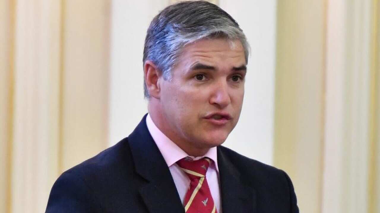 Queensland MP Robbie Katter in state parliament.
