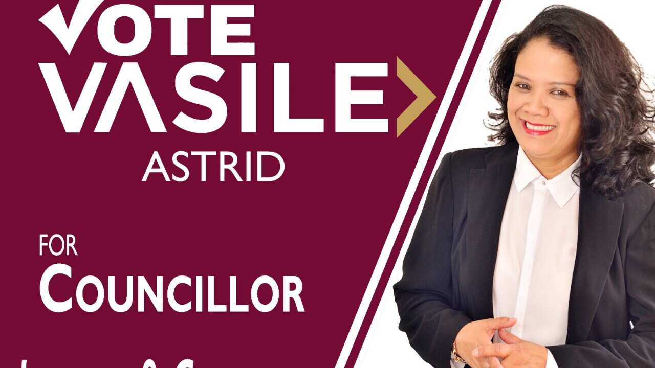 Astrid on the Campaign trail.