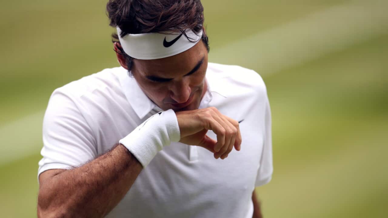 Eighteen-time grand slam champion Roger Federer