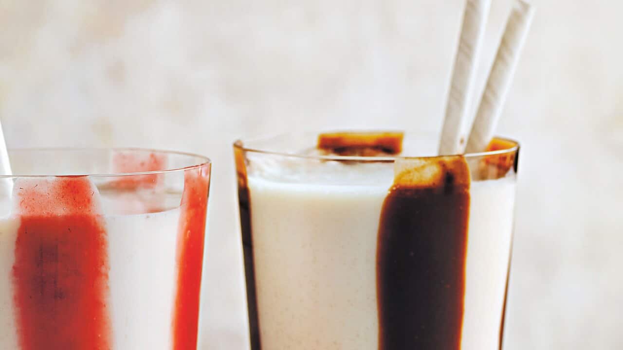 Choc-fudge milkshake