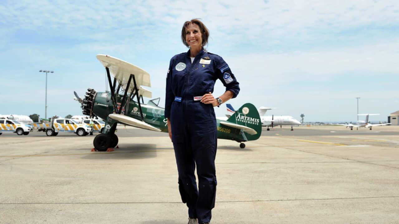 British pilot Tracey Curtis-Taylor