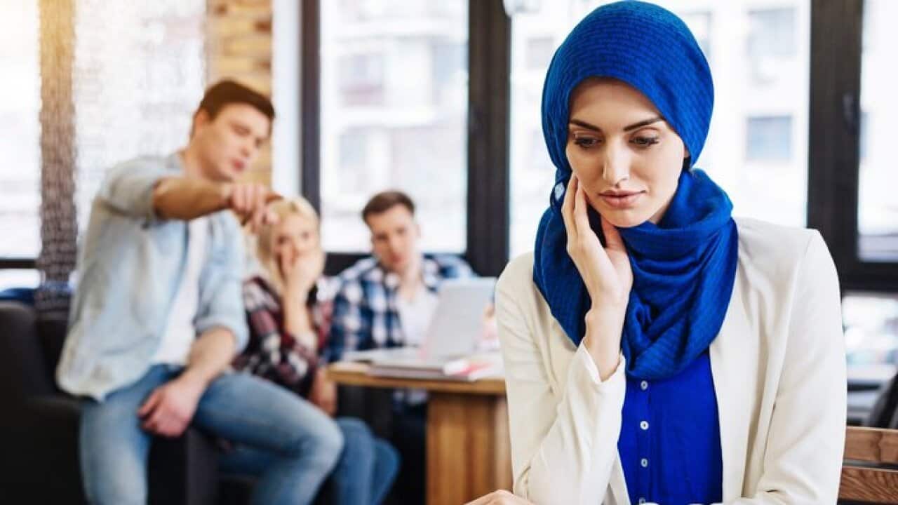 Cheerless muslim woman feeling unjustice from the society