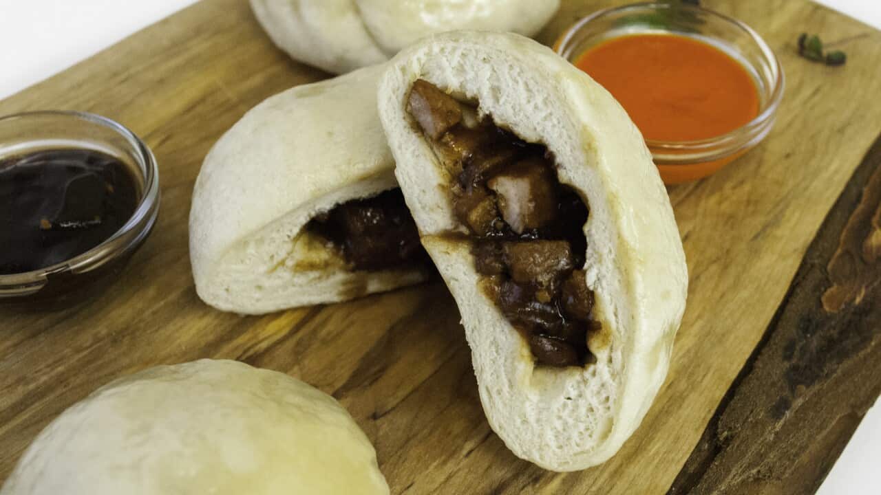 Steamed pork buns