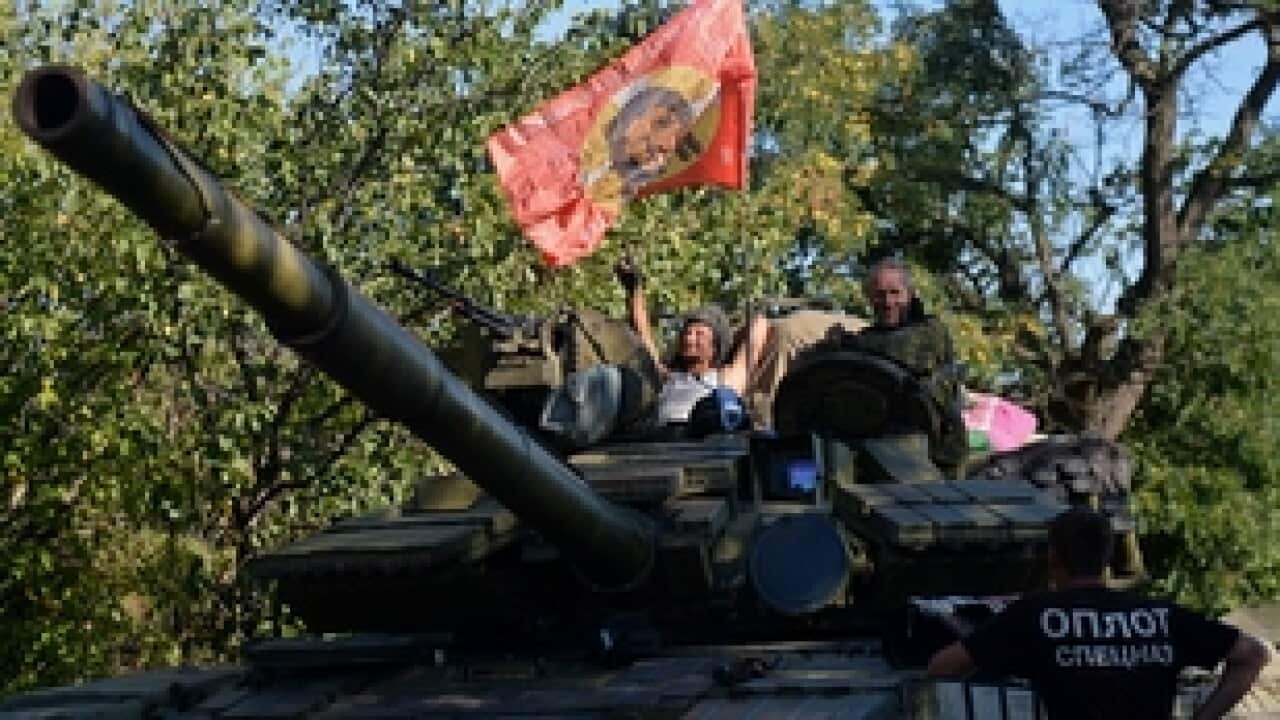 Pro-Russian fighters southeast of Donetsk, preparing a fresh offensive on a key coastal location in eastern Ukraine..jpg