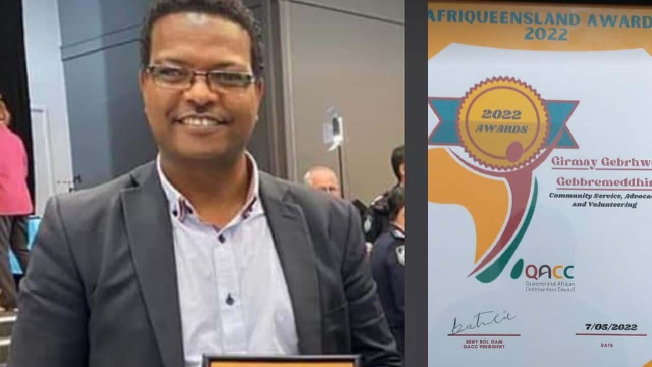 Afriqueensland award goes to Ghirmay Gebremedhn