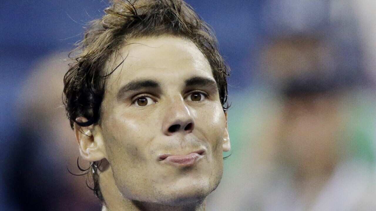 Rafael Nadal (pic), of Spain after beating Richard Gasquet, of France