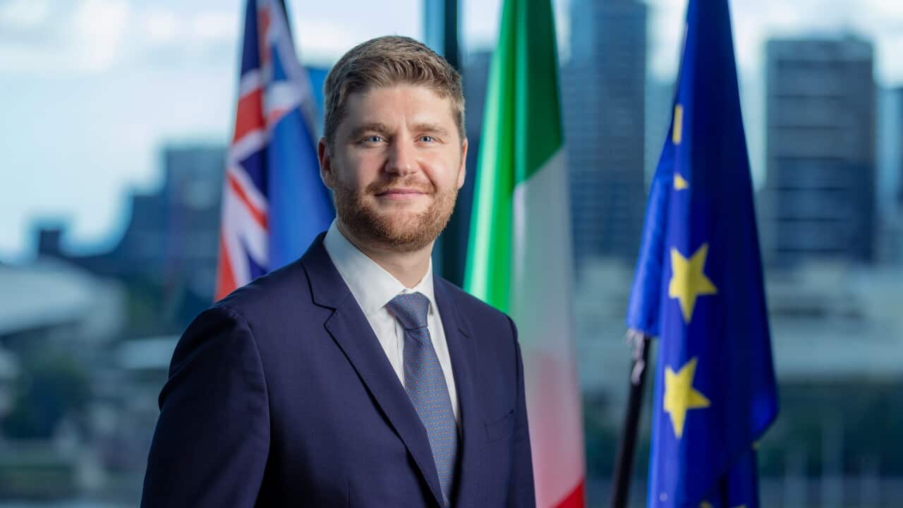 Il nuovo console di Brisbane Giuseppe Di Murro.
