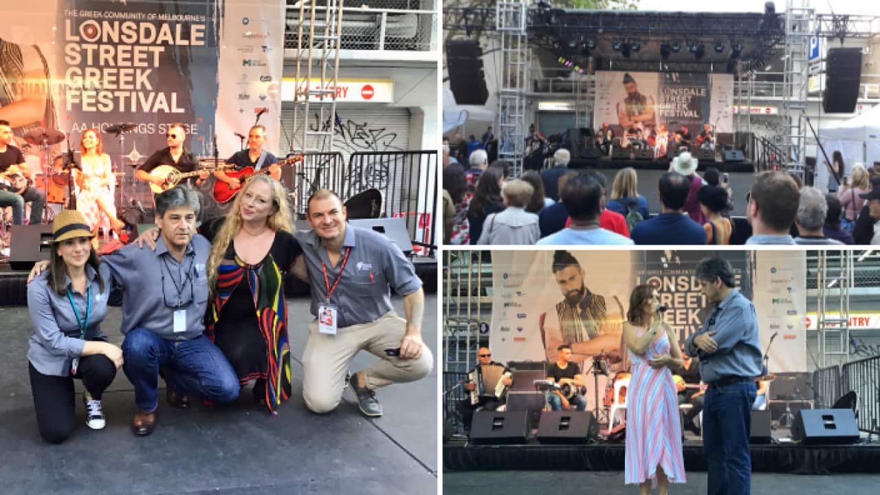 SBS Greek team at the 32nd Lonsdsale Street Greek Festival