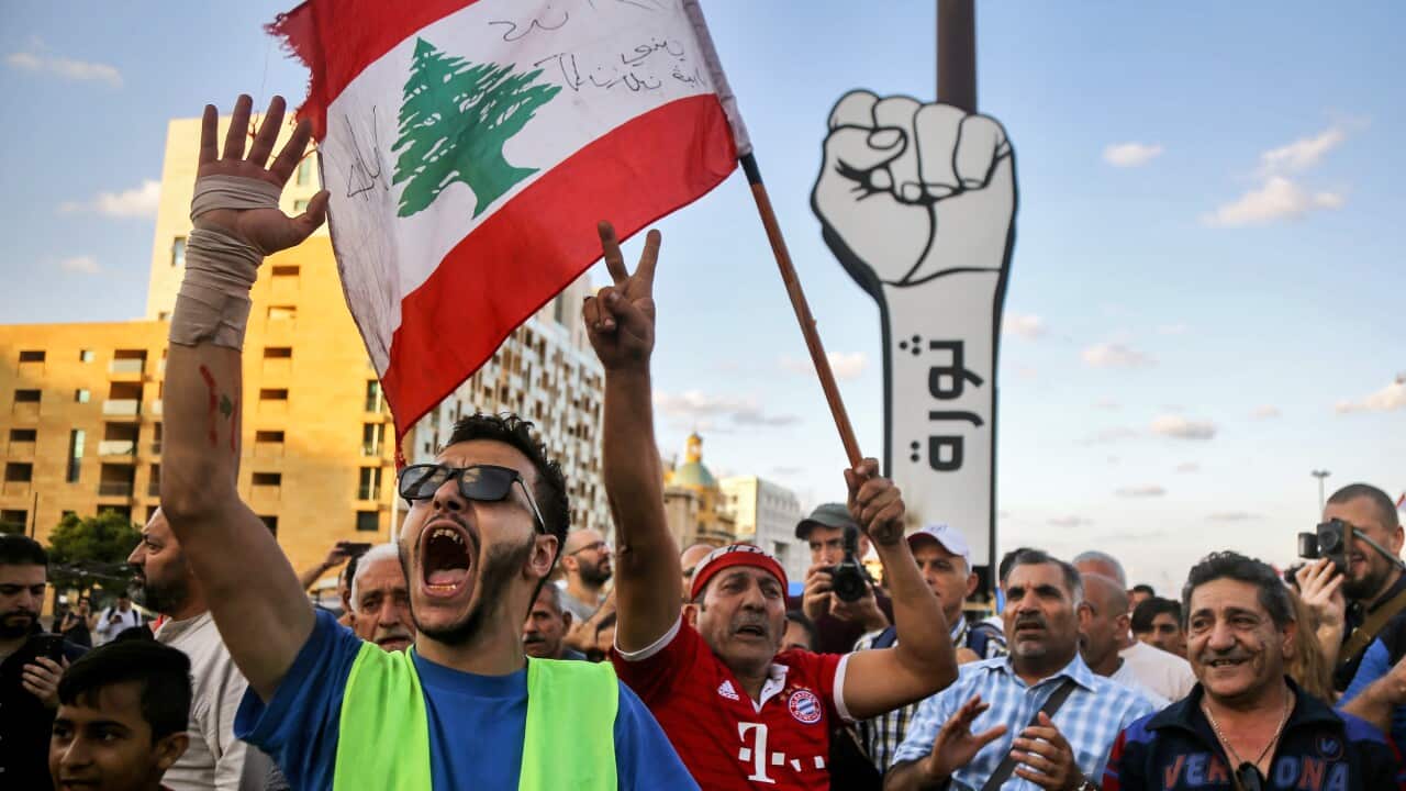 Protest in Lebanon