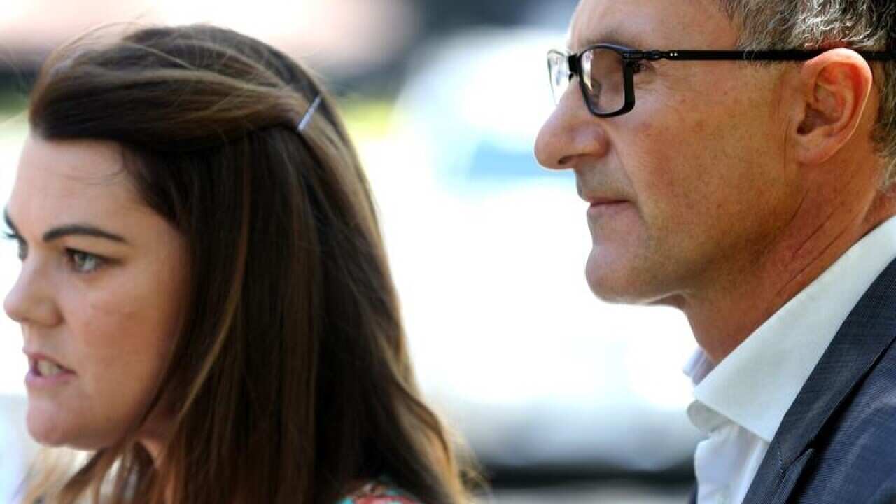 Greens Senators Sarah Hanson-Young and Richard Di Natale