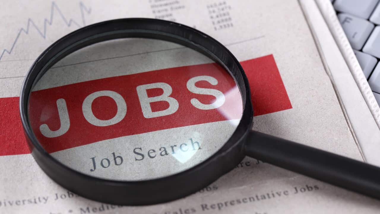 Job Search magnified by a huge lens