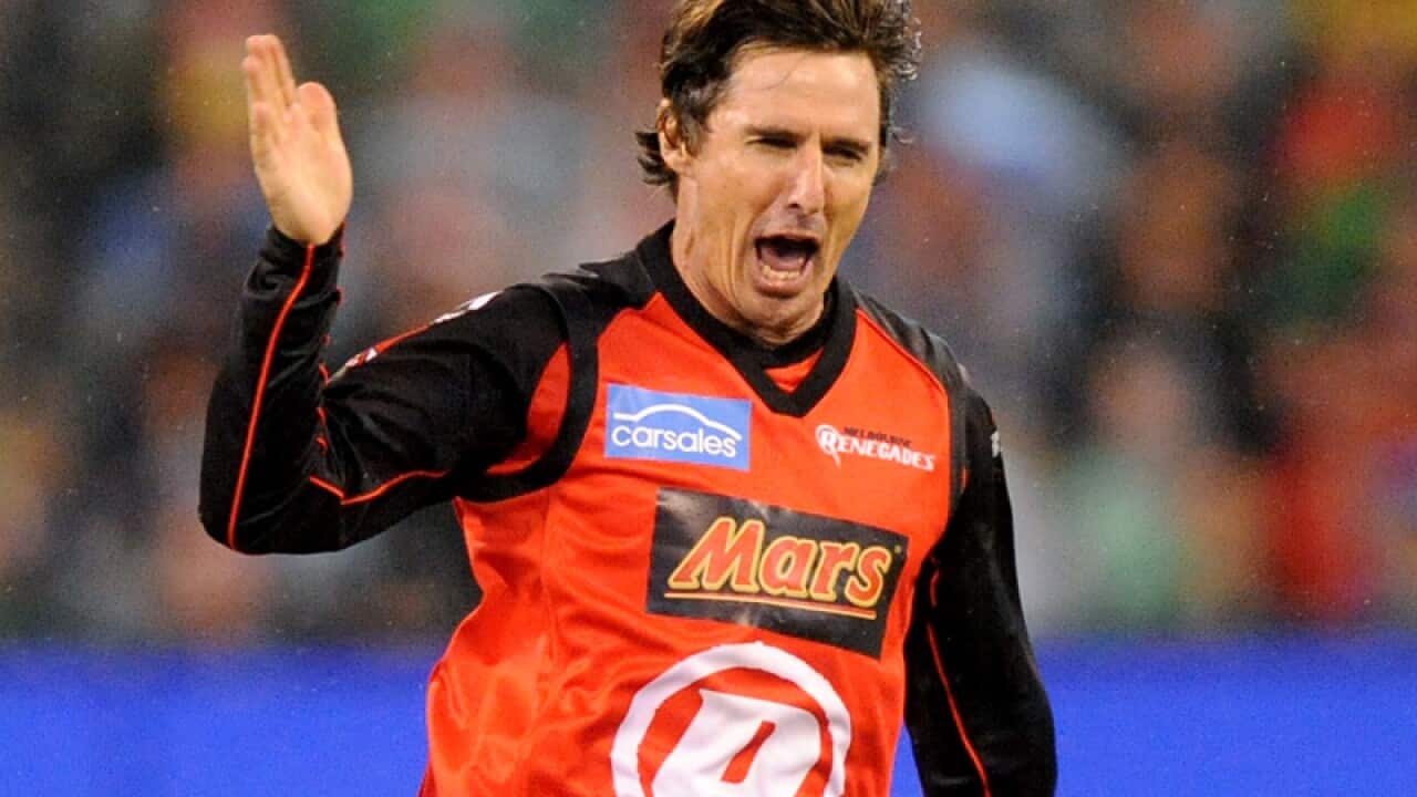 Brad Hogg of the Renegades