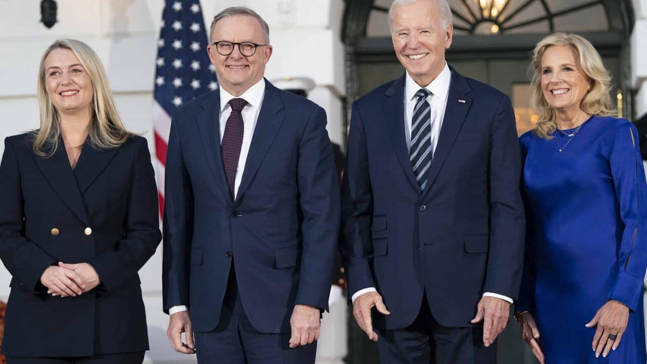 President Joe Biden and First Lady Jill Biden Welcome Australian Prime Minister To The White House