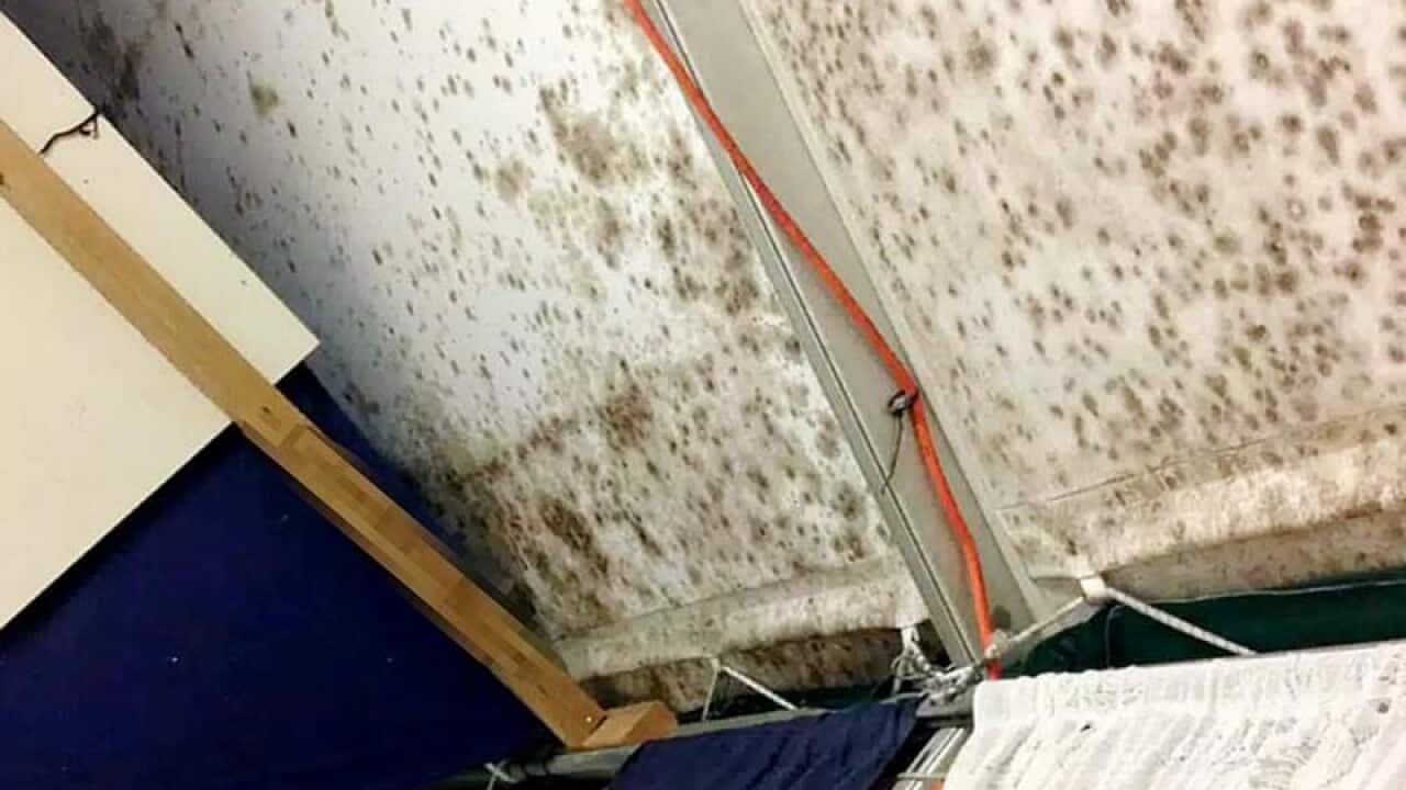 Nauru's detention centre has been plagued by mould.