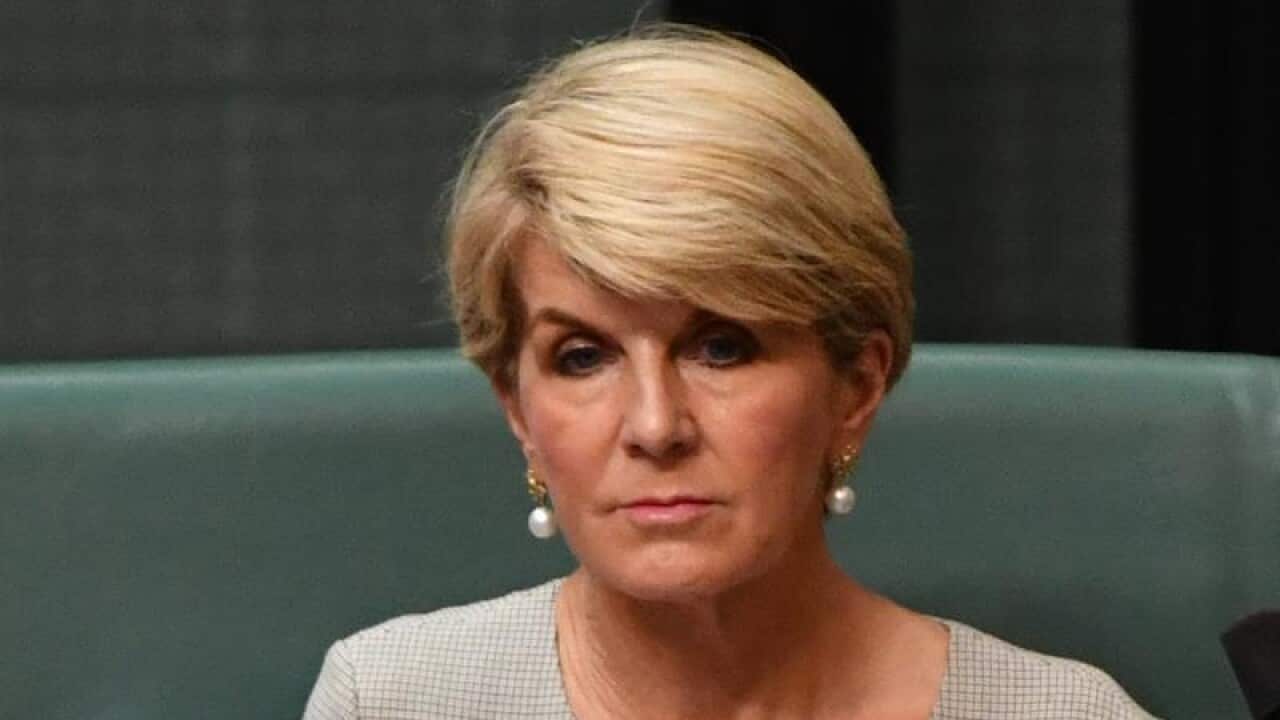 A file image of Julie Bishop