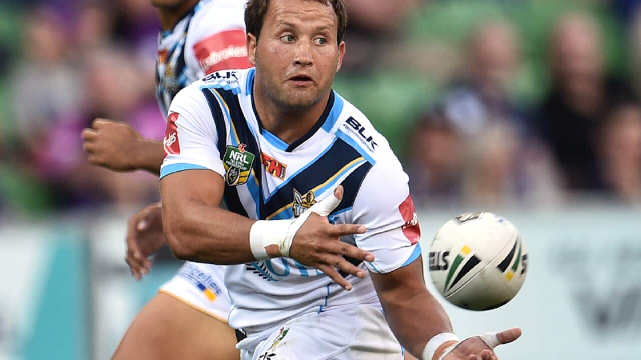 Gold Coast Titans player Tyrone Roberts