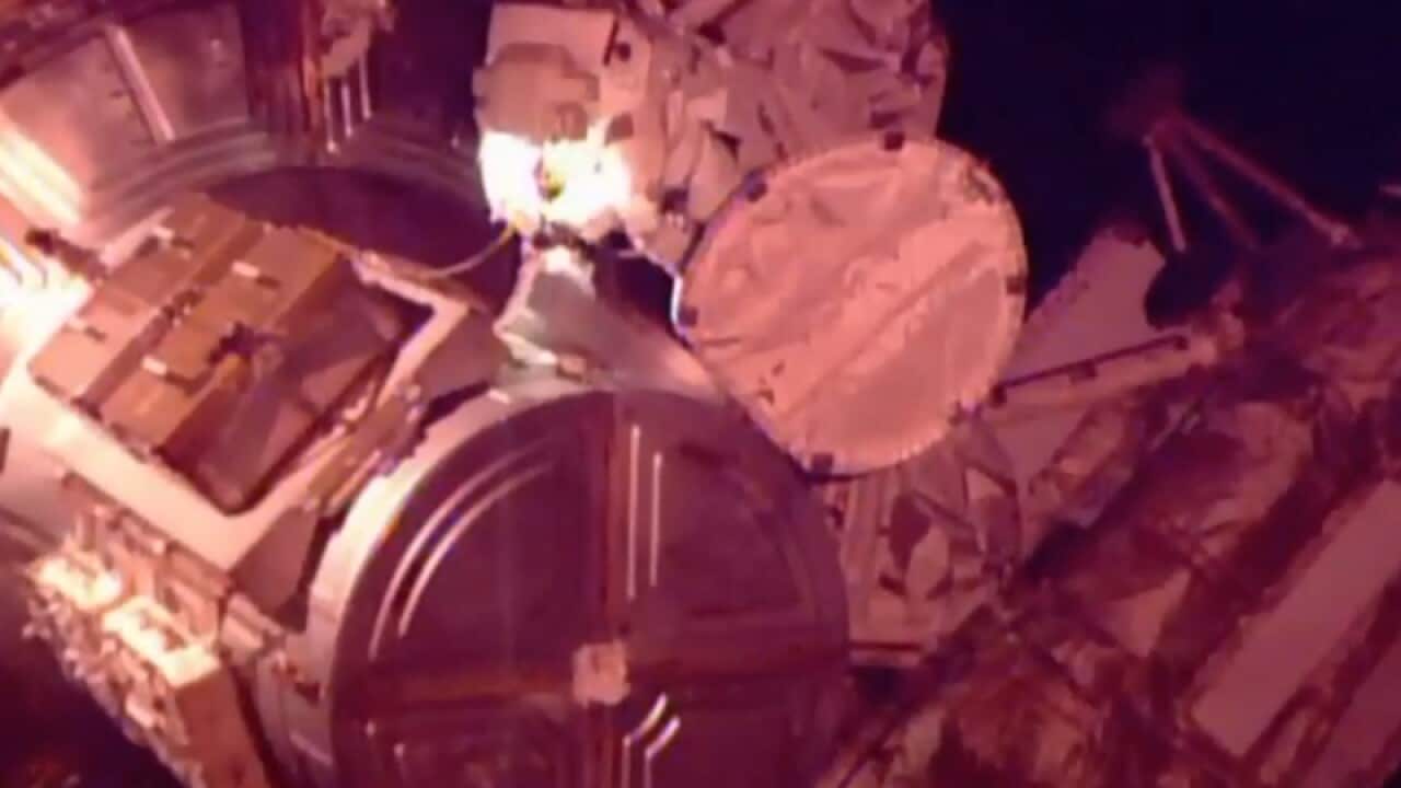 Scott Kelly returns to the International Space Station