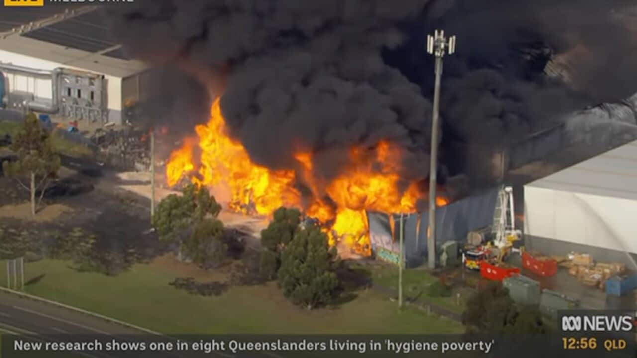 FACTORY FIRE MELBOURNE