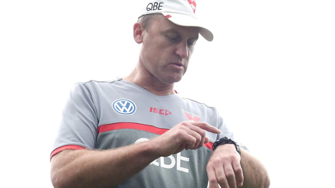 Sydney Swans AFL coach John Longmire.