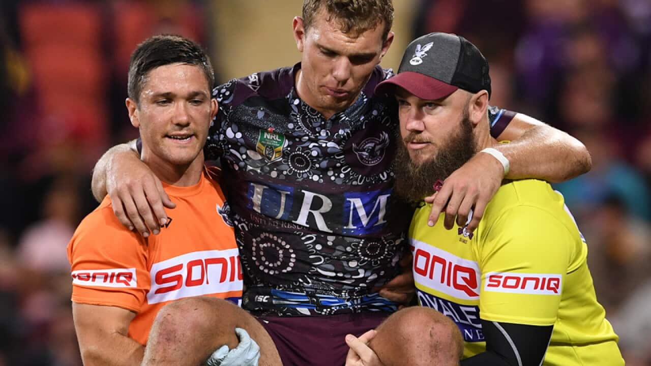 Manly Sea Eagles fullback Tom Trbojevic