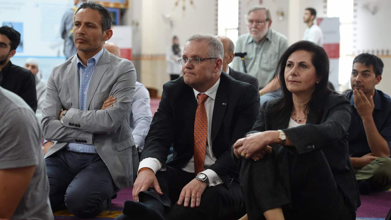 Scott Morrison on a visit to the Lakemba Mosque