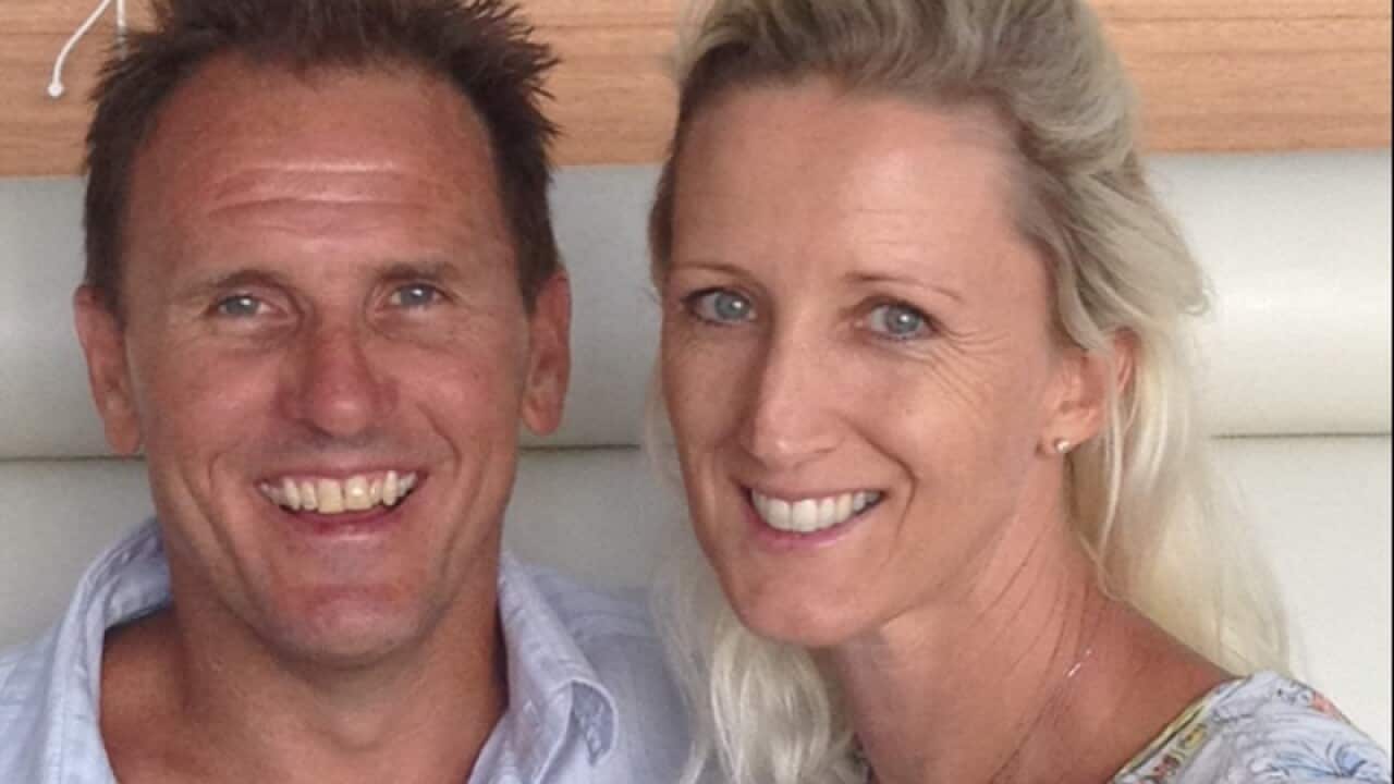 Ironman champion Dean Mercer with his wife Reen