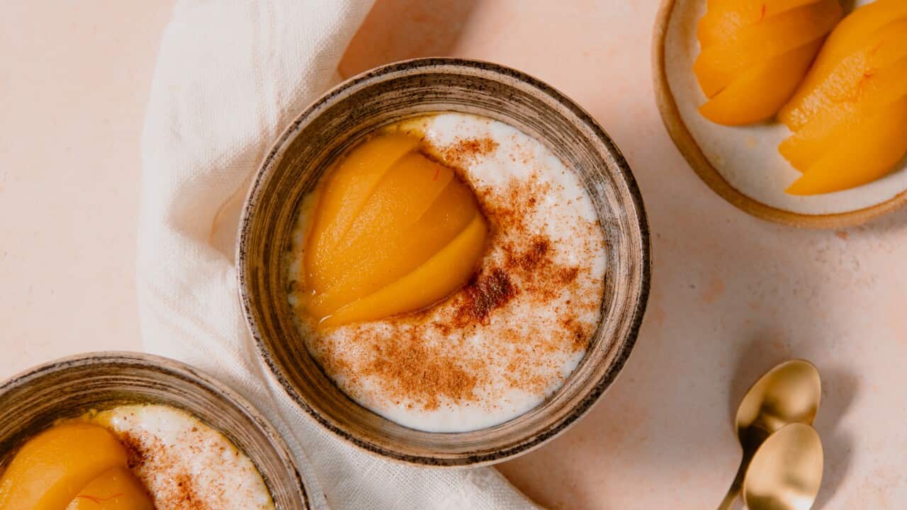 Armenian rice pudding (Gatnabour)