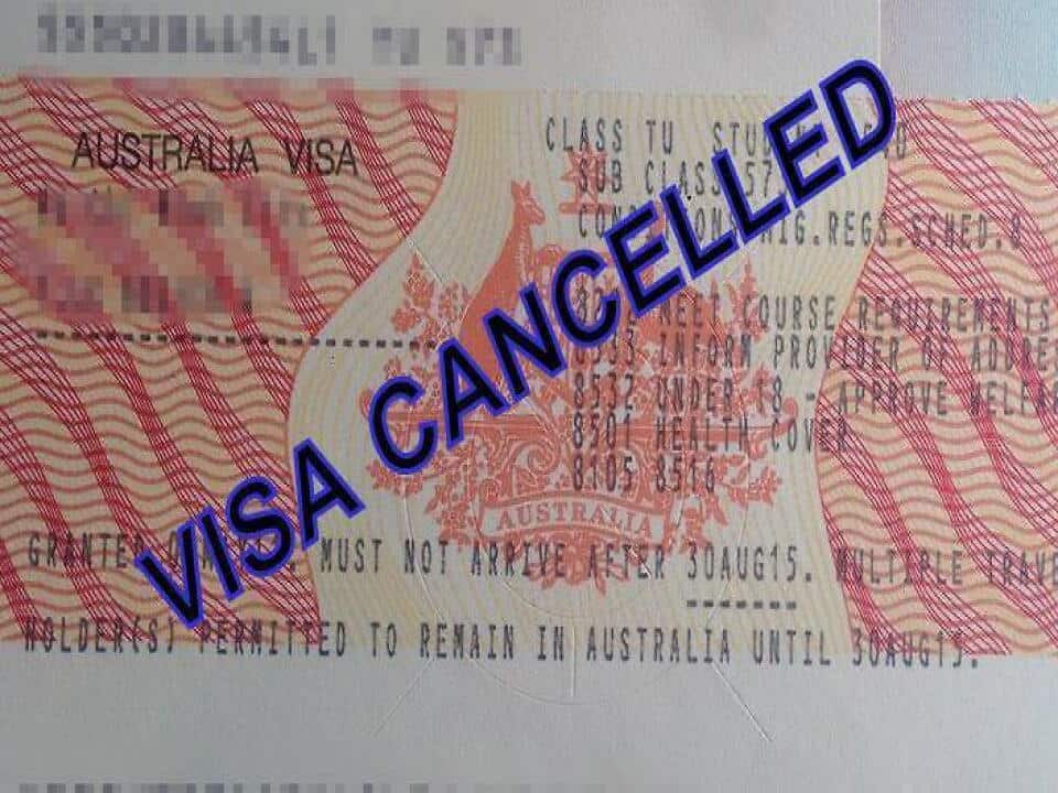 Travel ban forced people to cancel their trip to Australia.