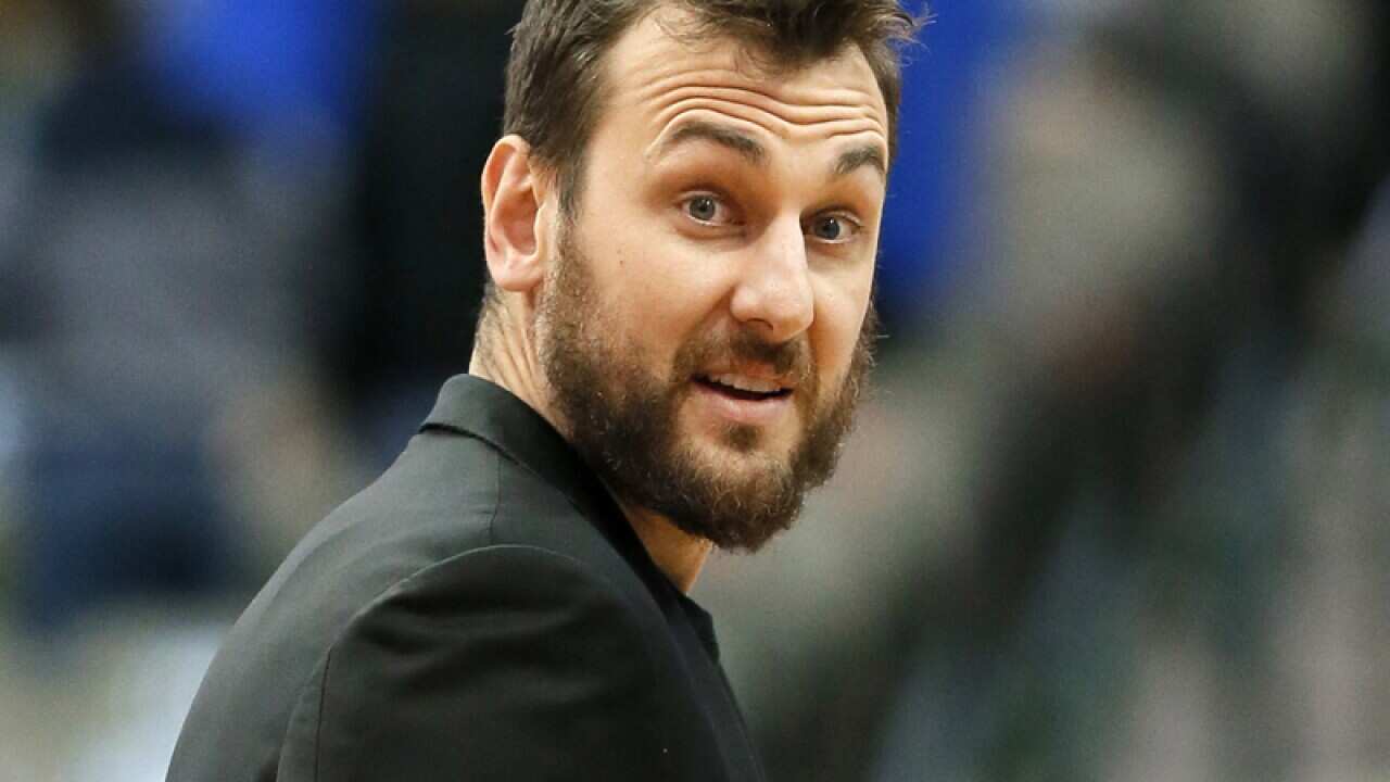 Dallas Mavericks center Andrew Bogut