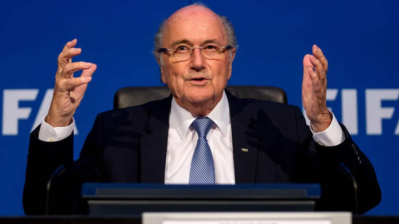 Former FIFA president Sepp Blatter reckons the Socceroos are "overweight" and are built more like a rugby team. AAP