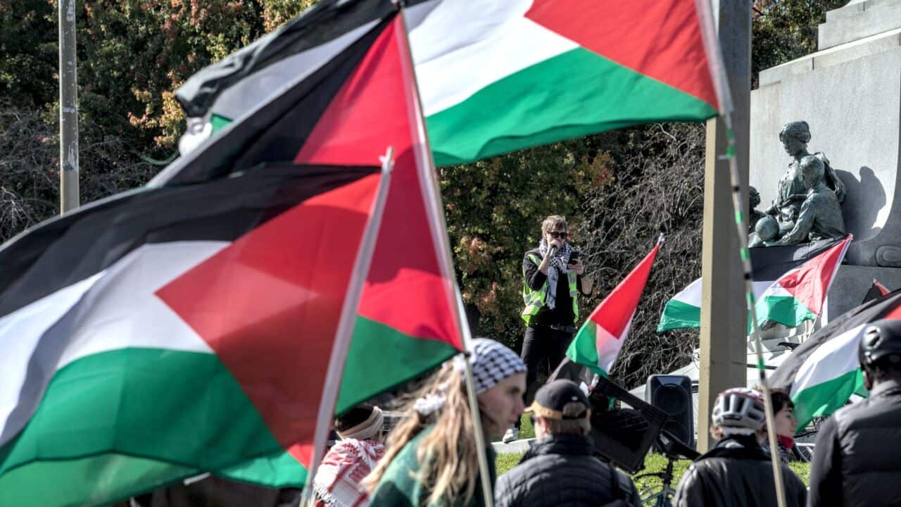 Bikers For Palestine Demonstration in Montreal, Canada - 12 Oct 2024