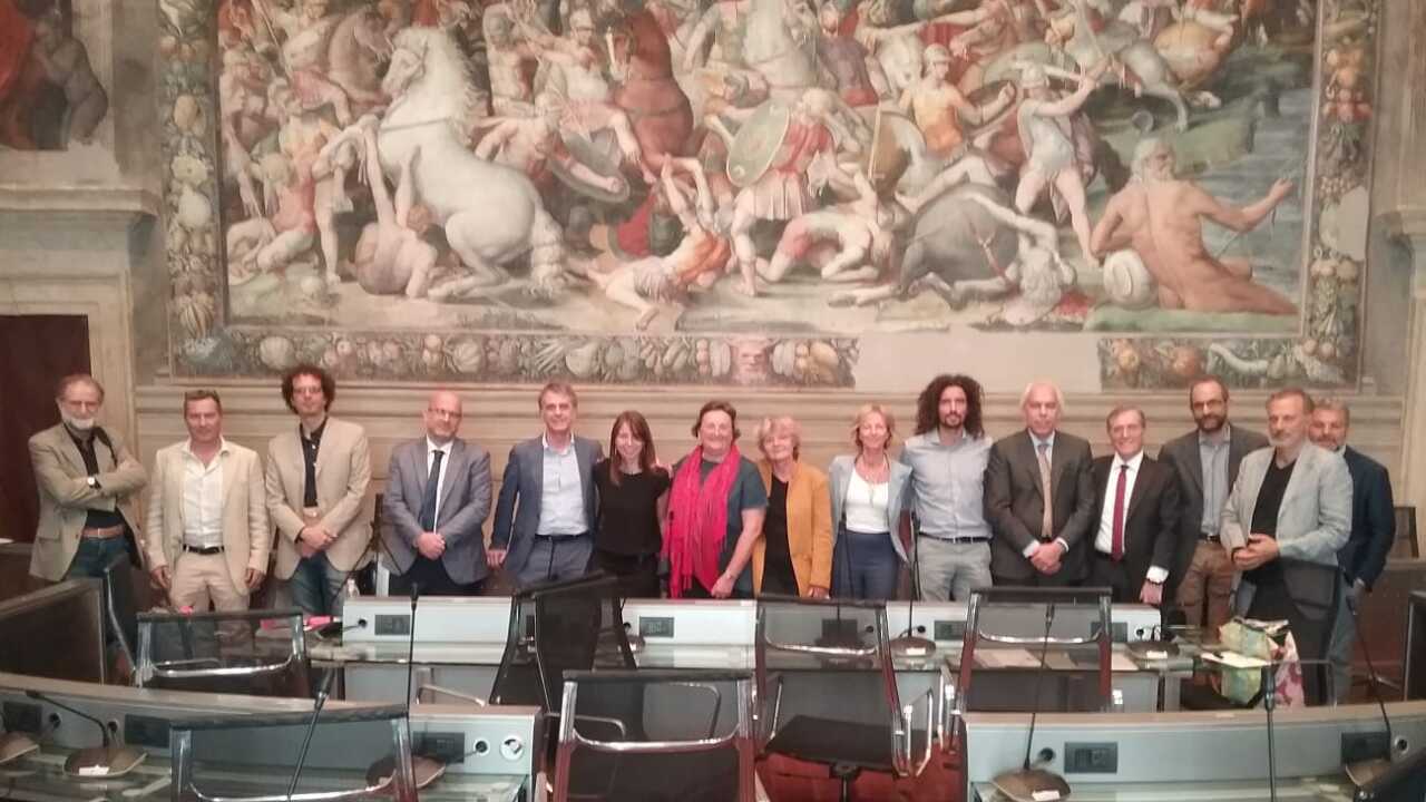 Un'immagine tratta dal primo meeting del Network dell'Università per la pace