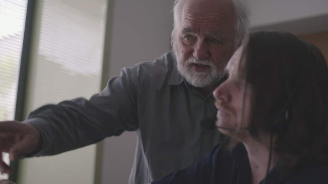 Mark Toomey with son Geoff