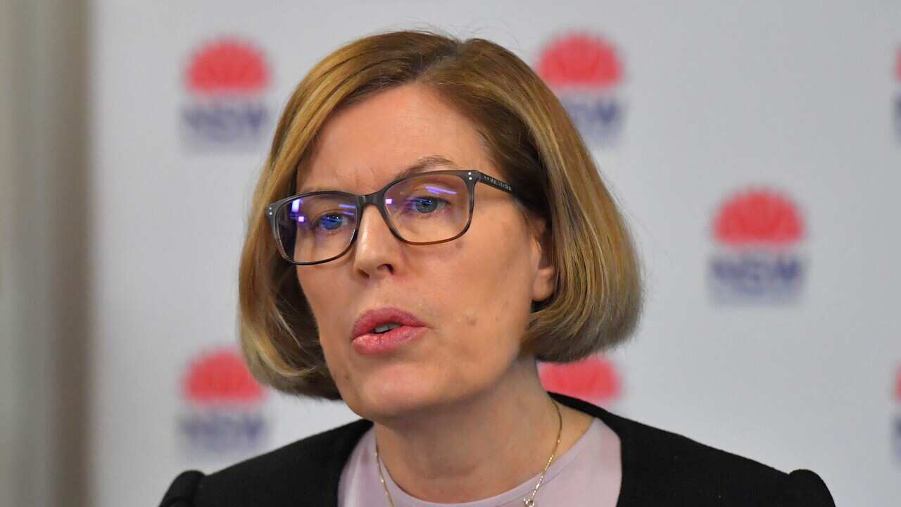NSW Chief Health Officer Dr Kerry Chant at a press conference in Sydney, Monday, August 17, 2020. (AAP Image/Mick Tsikas) NO ARCHIVING