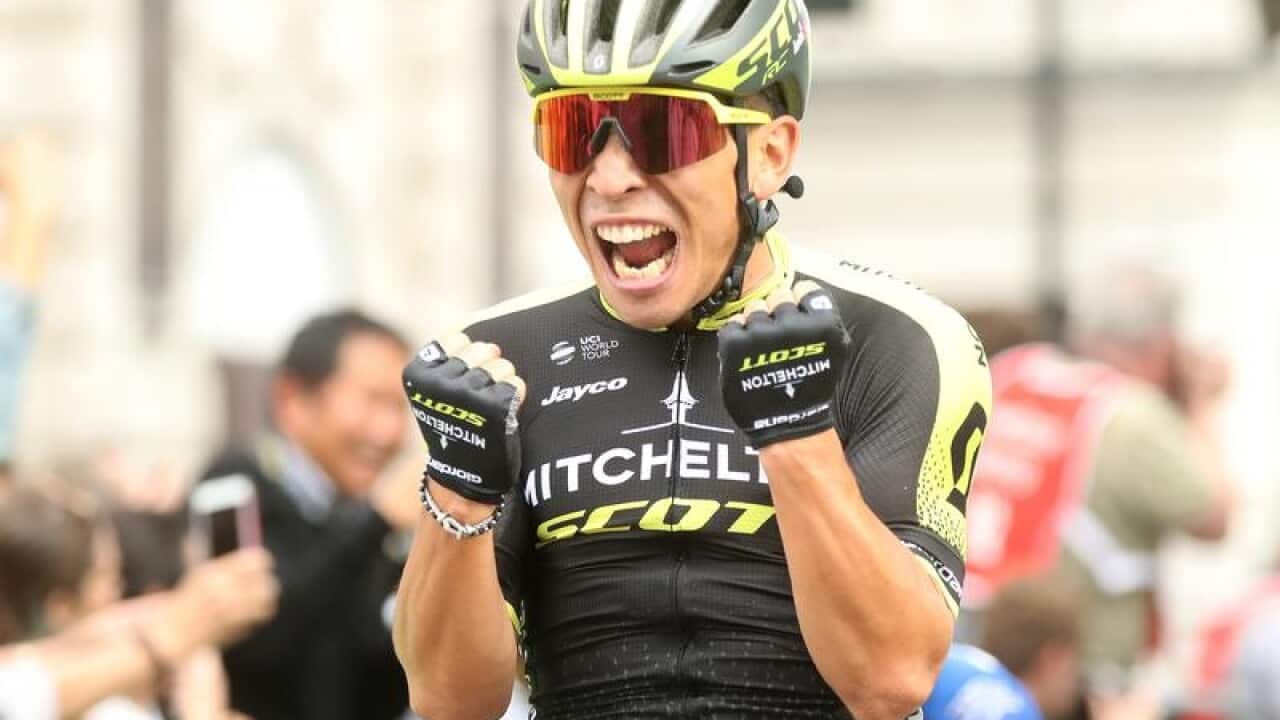 Australian cyclist Caleb Ewan.