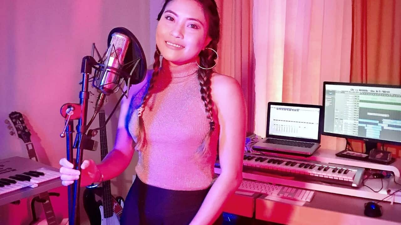 Mary Ann Van Der Horst at a studio