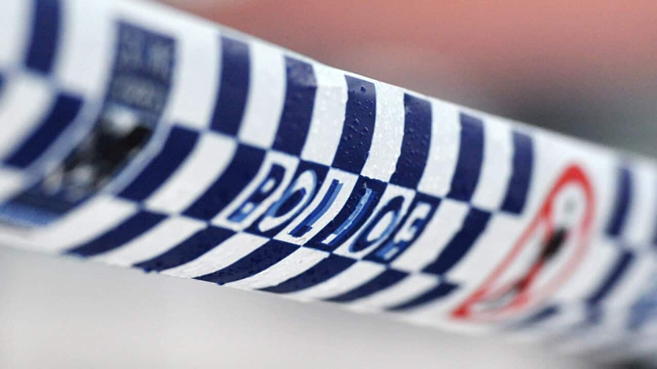 Police tape.