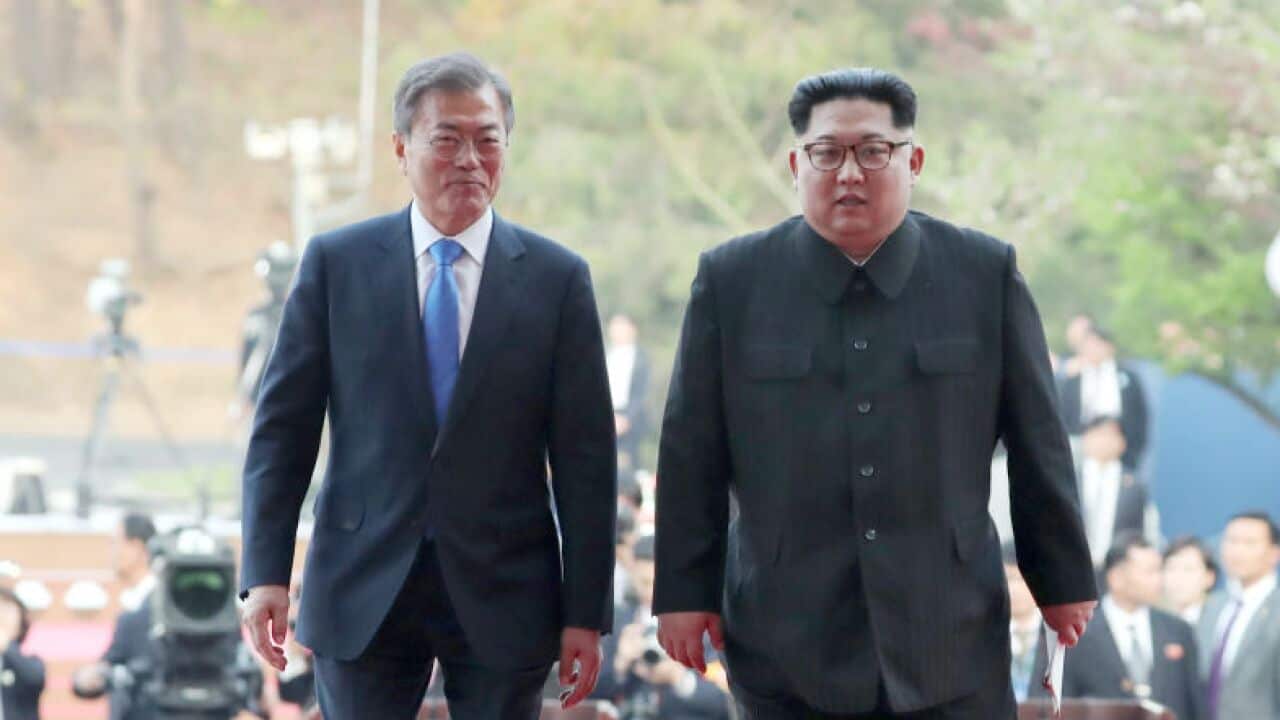 North Korean leader Kim Jong-un and South Korean President Moon Jae-in are in talks to hold a summit in an effort to restore relations.