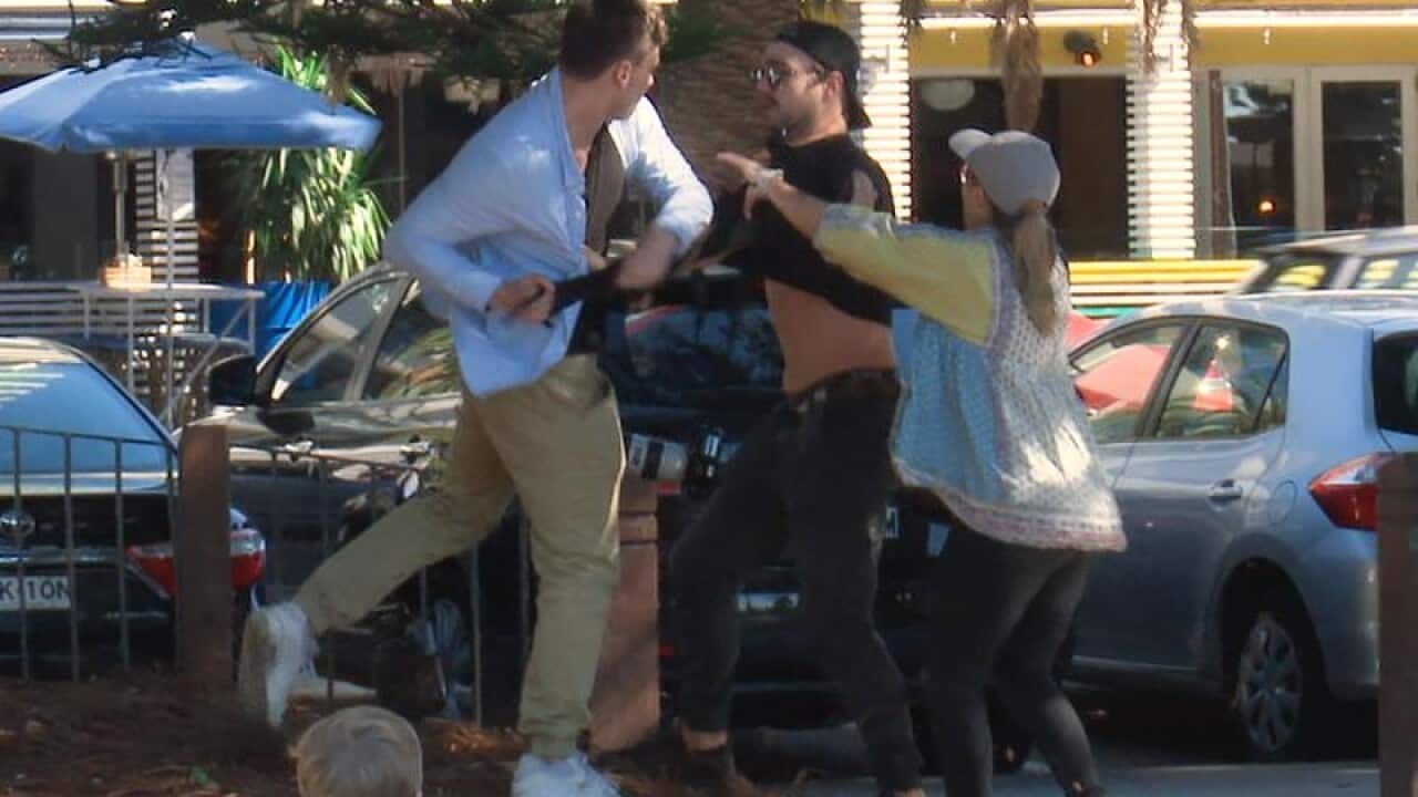 A man has denied attacking NewsCorp photographer Dylan Robinson after a Fraser Anning media conference.