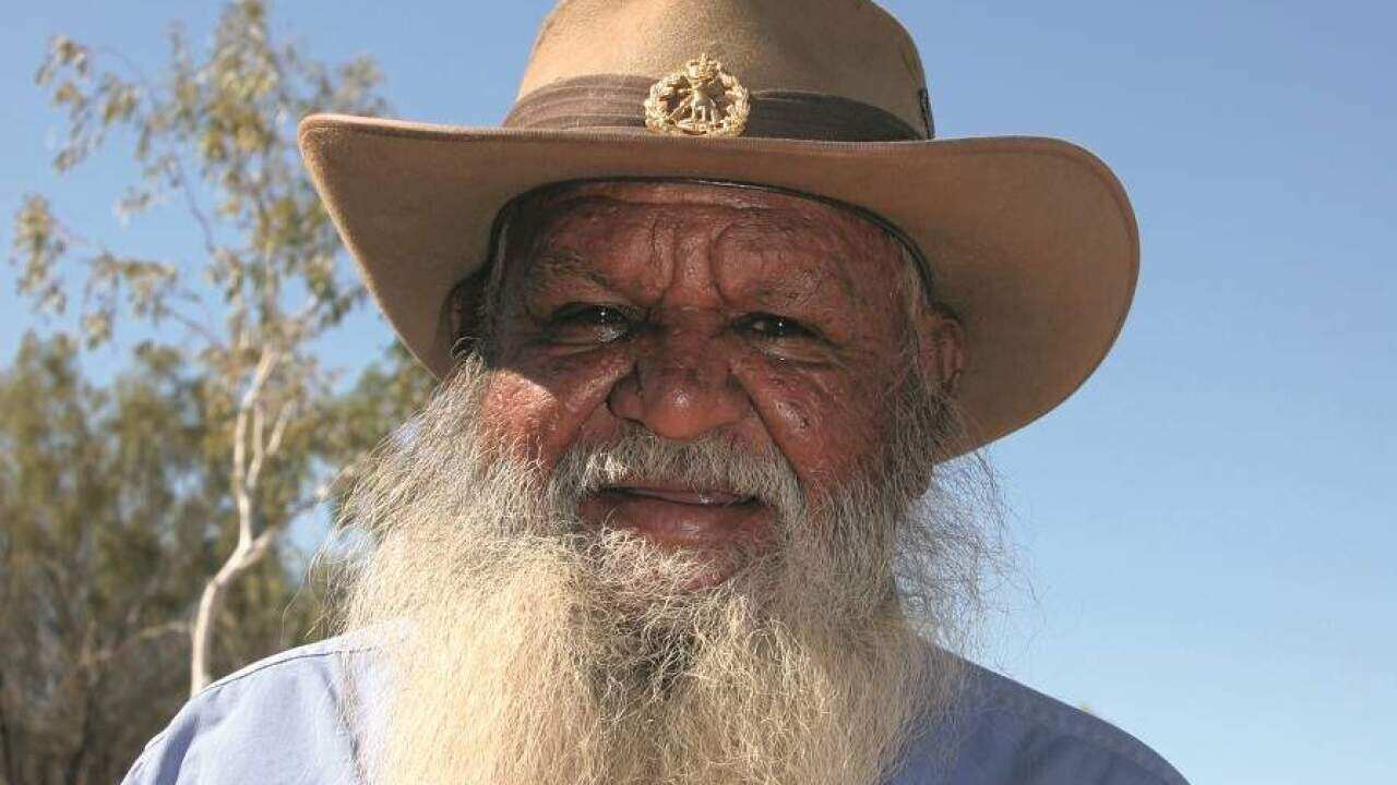 Kaytete and Arrernte man Geoffrey Shaw OAM was a respected leader whose work shaped the future of Alice Springs, Central Australia and Northern Territory. Source: Jane Hodson, CLC Collection
