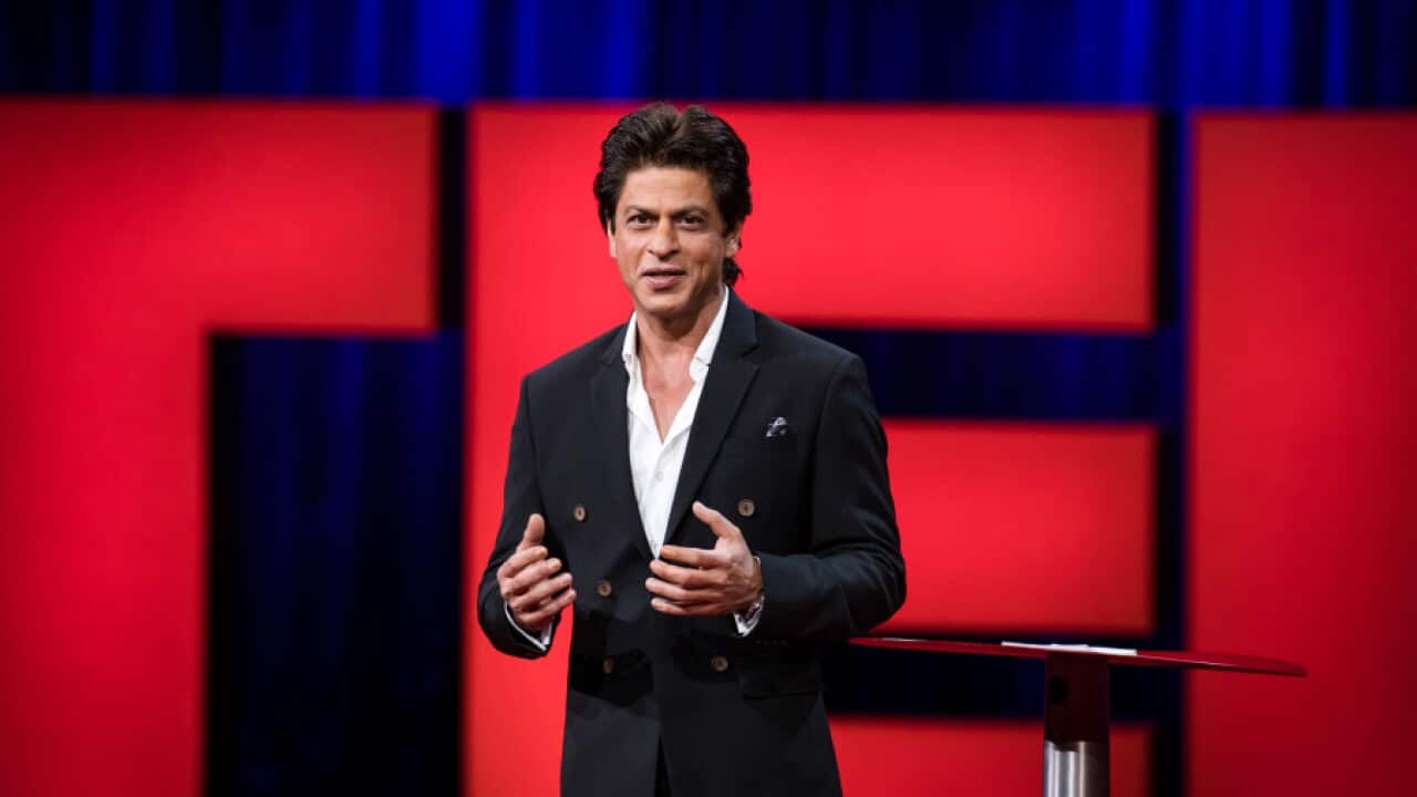 Shah Rukh Khan speaks at TED2017 - The Future You, April 24-28, 2017, Vancouver, BC, Canada. Photo: Marla Aufmuth / TED