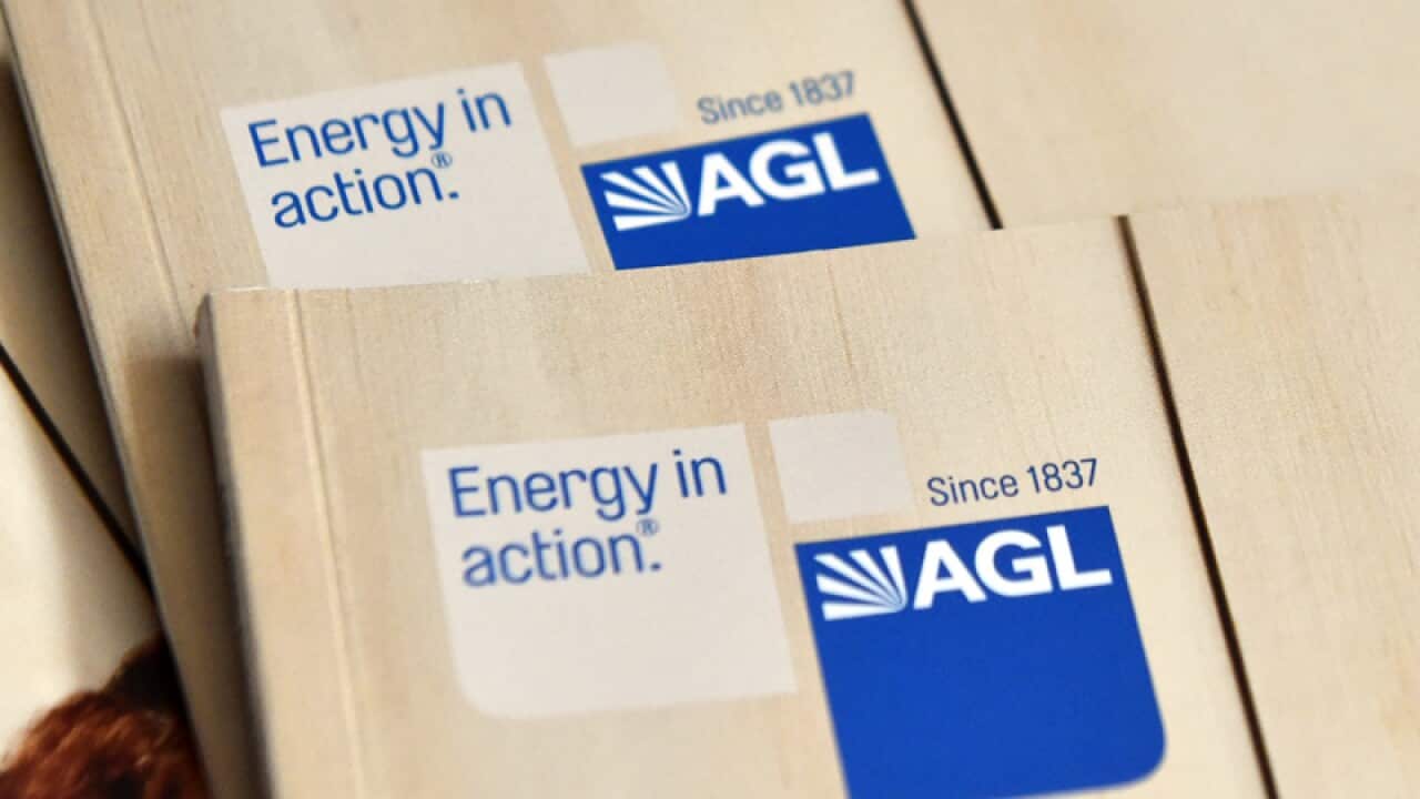 The annual report of AGL is seen at the Melbourne Recital Centre