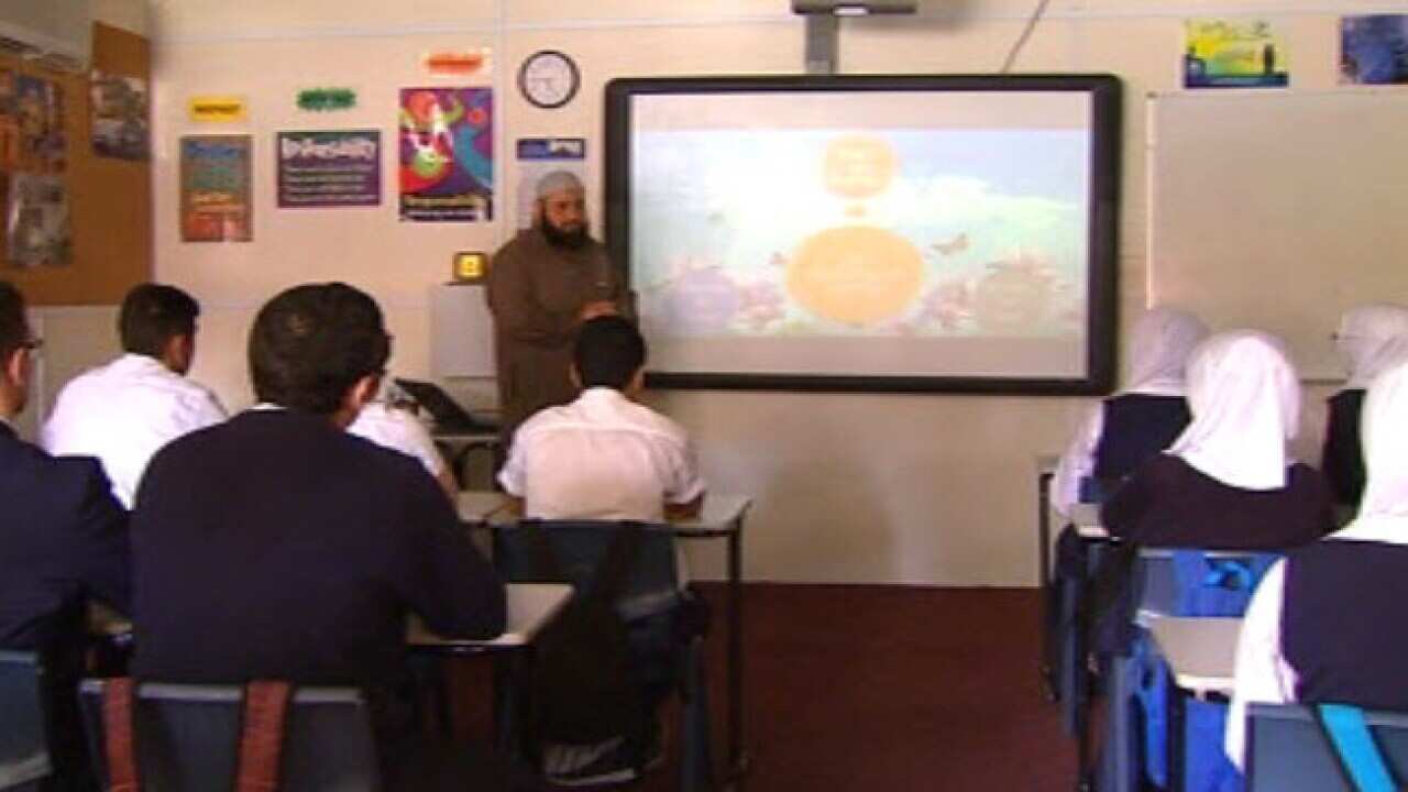 A class at Al Amanah College in suburban Sydney