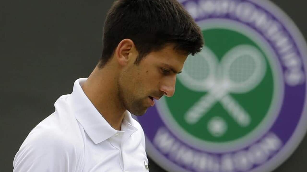 Serbian tennis player Novak Djokovic