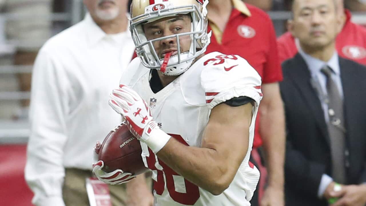 San Francisco 49ers back Jarryd Hayne